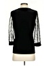 CeCe Black 3/4 Sleeve Top Size S - photo 2