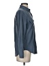 Everlane 100% Silk Solid Blue Long Sleeve Silk Top Size 00 - photo 4