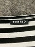 Torrid Stripes Black Casual Dress Size 1X (estimated) - photo 7