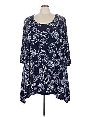 Woman Within 3/4 Sleeve T-Shirt (view 1)