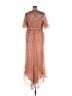Mac Duggal 100% Polyester Orange Cocktail Dress Size 18 - photo 2