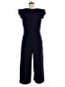 Elle Solid Blue Jumpsuit Size M - photo 2
