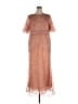 Mac Duggal 100% Polyester Orange Cocktail Dress Size 18 - photo 1