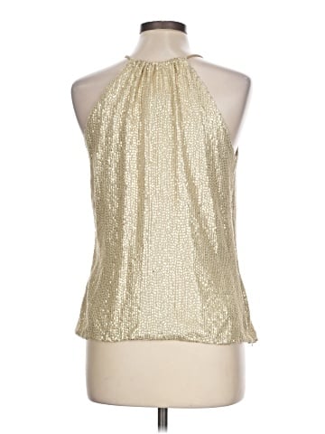 Carmen Marc Valvo Sleeveless Silk Top (view 2)