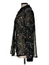 CAbi Floral Black Long Sleeve Blouse Size L - photo 5
