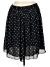 Sunny Leigh 100% Polyester Polka Dots Black Casual Skirt Size XL (estimated) - photo 1