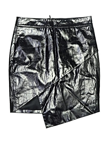 Michelle Mason Faux Leather Skirt (view 1)