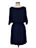 Gilli Solid Black Blue Casual Dress Size M - photo 2