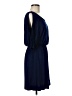 Gilli Solid Black Blue Casual Dress Size M - photo 4