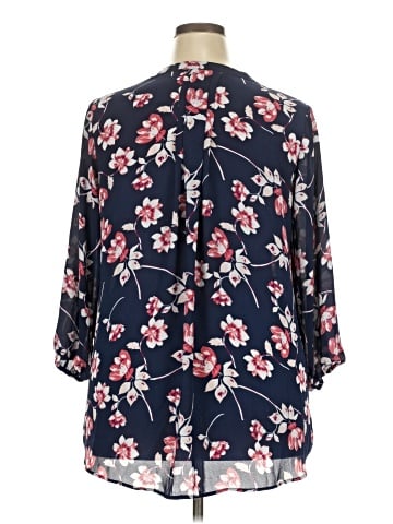 41Hawthorn 3/4 Sleeve Blouse (view 2)