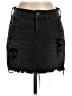 Express Black Denim Skirt Size 2 - photo 1