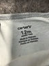Carter's 100% Cotton Ivory Short Sleeve Top 9-12 MO / 12 MO - photo 3