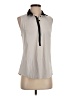 FORAY GOLF Gray Sleeveless Button-Down Shirt Size S (estimated) - photo 1