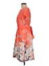 eShakti 100% Polyester Graphic Orange Casual Dress Size 12 - photo 5