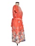 eShakti 100% Polyester Graphic Orange Casual Dress Size 12 - photo 4