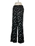 Talbots Print Black Casual Pants Size M - photo 2