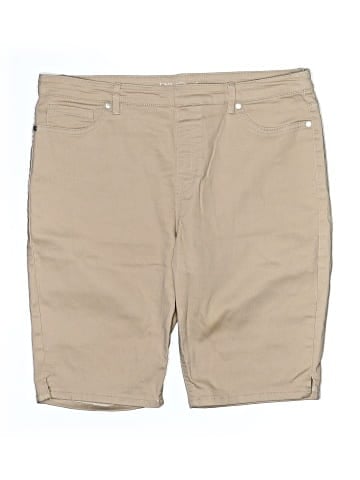 DG^2 by Diane Gilman Khaki Shorts (view 1)