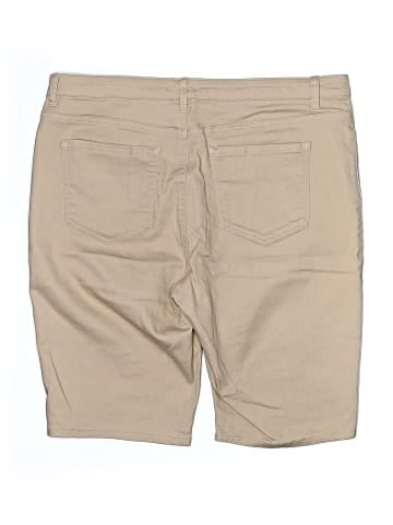 DG^2 by Diane Gilman Khaki Shorts (view 2)