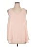 Torrid 100% Polyester Pink Sleeveless Top Size 1X Plus (1) - photo 1