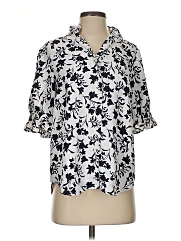 Ann Taylor Short Sleeve Blouse (view 1)