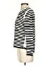 ME+EM 100% Cotton Stripes Silver Black Pullover Sweater Size S - photo 5