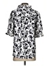 Ann Taylor Floral Ivory Short Sleeve Blouse Size S - photo 2