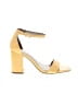 Worthington Color Block Yellow Sandals Size 8 1/2 - photo 1