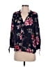 Joie Floral Blue 3/4 Sleeve Blouse Size XS - photo 1