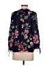 Joie Floral Blue 3/4 Sleeve Blouse Size XS - photo 2