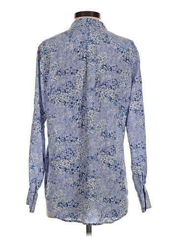 Equipment Long Sleeve Silk Top (view 2)