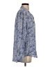 Equipment 100% Silk Paisley Blue Long Sleeve Silk Top Size XS - photo 4
