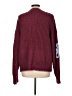Listicle 100% Acrylic Floral Burgundy Pullover Sweater Size L - photo 2