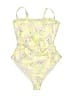 Assorted Brands Print Yellow One Piece Swimsuit Size 4 - photo 1