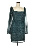 showpo 100% Polyester Teal Cocktail Dress Size 8 - photo 1