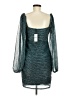 showpo 100% Polyester Teal Cocktail Dress Size 8 - photo 2