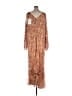 Mac Duggal 100% Polyester Orange Cocktail Dress Size 8 - photo 2