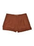Amanda Uprichard 100% Polyester Solid Brown Shorts Size P (petite) - photo 1