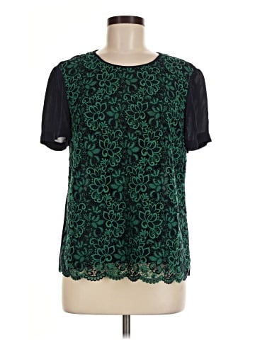 J.Crew Collection Short Sleeve Blouse (view 1)