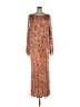 Mac Duggal 100% Polyester Orange Cocktail Dress Size 8 - photo 1