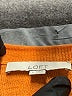 Ann Taylor LOFT Orange 3/4 Sleeve Button-Down Shirt Size S - photo 7