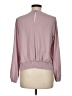 Nine West 100% Polyester Pink Long Sleeve Blouse Size M - photo 2