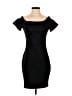 Guess Solid Black Cocktail Dress Size S - photo 1