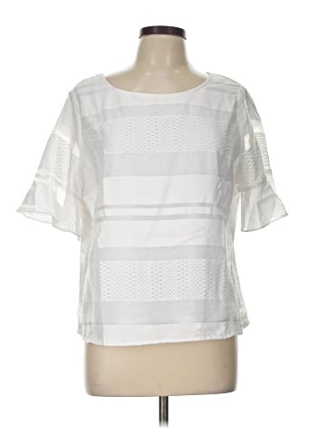 Liz Claiborne Career Short Sleeve Blouse (view 1)