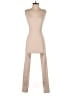 Naked Wardrobe Solid Tan Jumpsuit Size M - photo 1