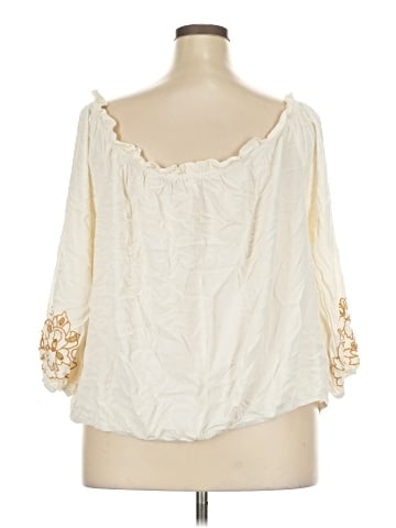 Maurices 3/4 Sleeve Blouse (view 2)