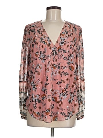 Veronica Beard Long Sleeve Silk Top (view 1)