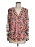 Veronica Beard Pink Long Sleeve Silk Top Size 8 - photo 1