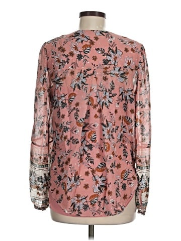 Veronica Beard Long Sleeve Silk Top (view 2)