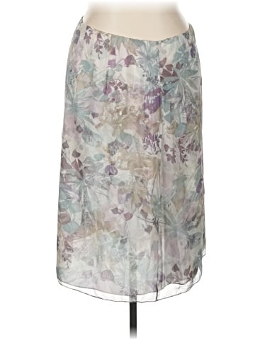 Linda Allard Ellen Tracy Silk Skirt (view 1)
