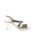 Nina 100% Leather Silver Sandals Size 8 - photo 1